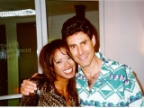 Uri with Baywatch's Traci Bingham