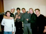 Uri Geller with Boyzone & Ronan Keating