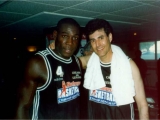 Uri with Frank Bruno