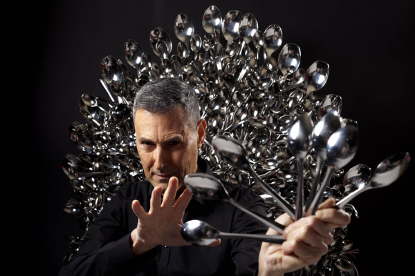 Uri Geller Kellogg's Throne of Spoons.
