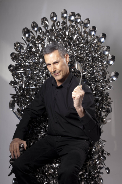 Uri Geller Kellogg's Throne of Spoons.