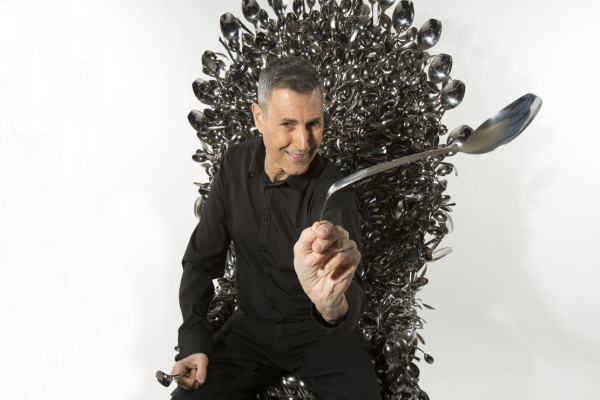 Uri Geller Kellogg's Throne of Spoons.