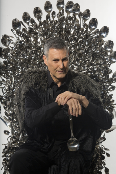 Uri Geller Kellogg's Throne of Spoons.