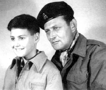 Uri Geller and his father.