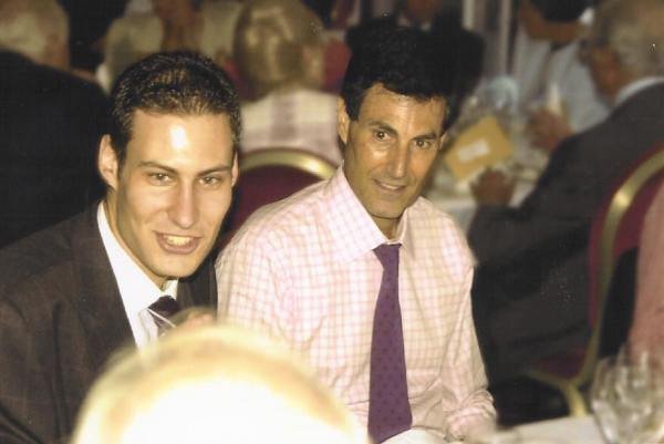 With son Daniel Geller