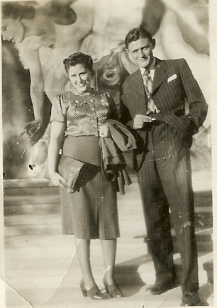 Uri's parents in Budapest.