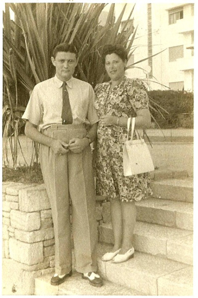 Uri's parents in Tel Aviv