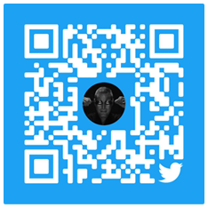 Scan to follow Twitter