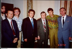 Uri with Russian Scientists