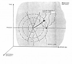 Fig. 6. Space-time map