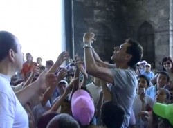 Uri Geller at Topkapi Palace Istanbul.