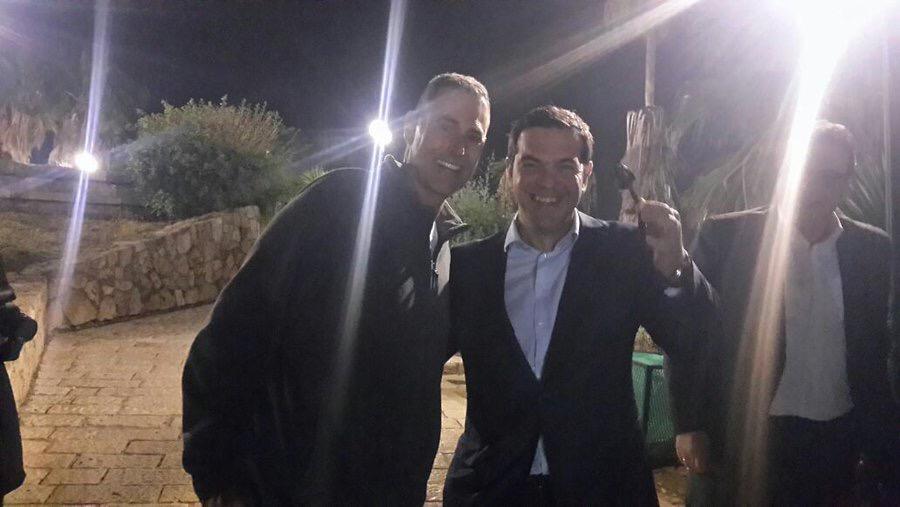 Alexis Tsipras Meeting Uri Geller